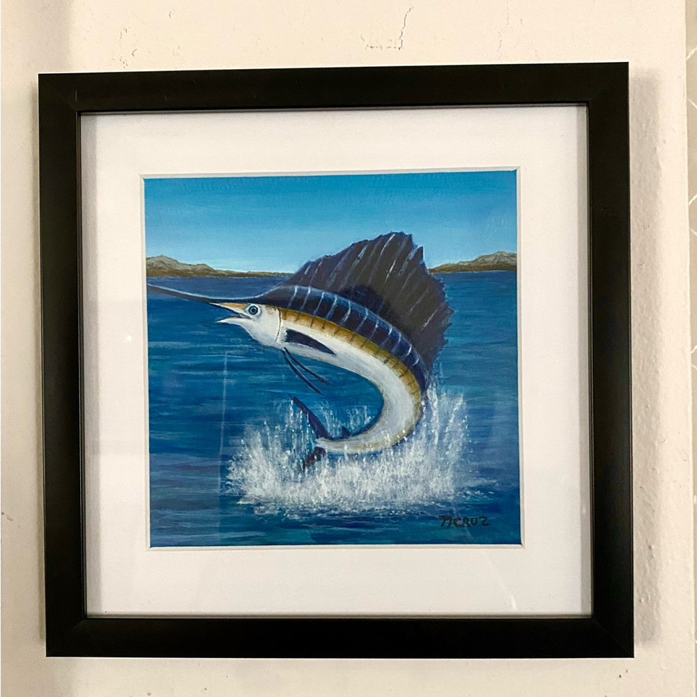 Handcrafted Artwork-Sailfish - Picture 2 of 2